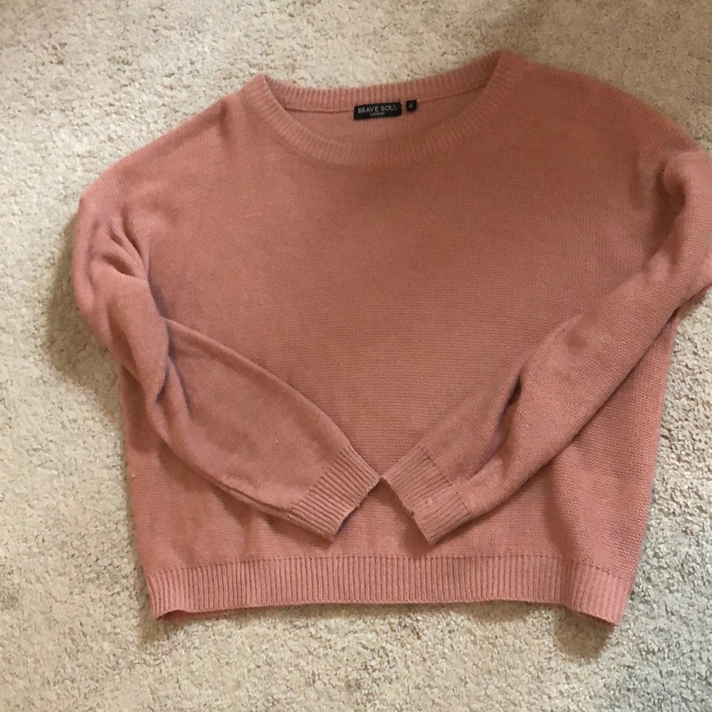 BOOHOO pink sweater